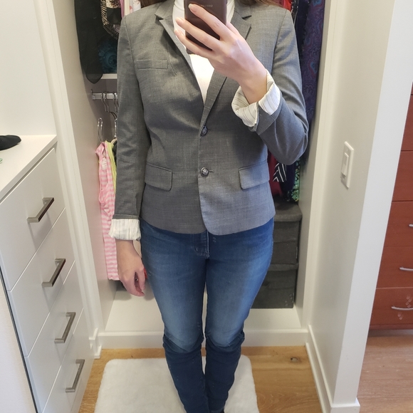 Talula Babaton Grey Blazer - Picture 2 of 9